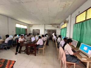 Pelaksanaan Gladi Bersih ANBK SMK Tunas Bangsa Timika Berjalan Aman dan Lancar